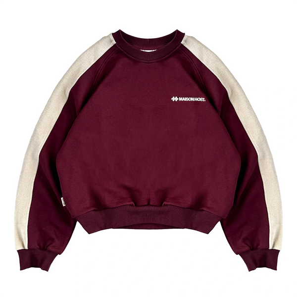 REVERSE BAND CREWNECK BURGUNDY