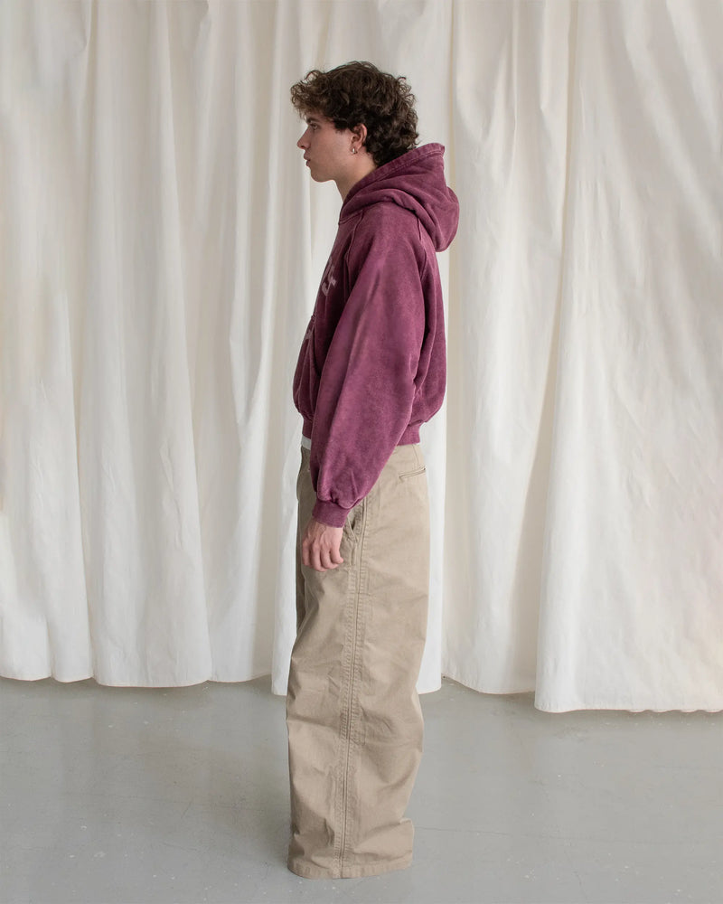 HOMERUN BURGUNDY HOODIE