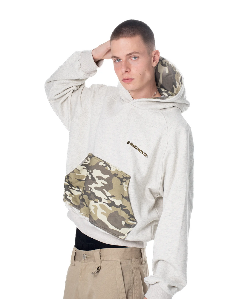 CAMO POCKET HOODIE