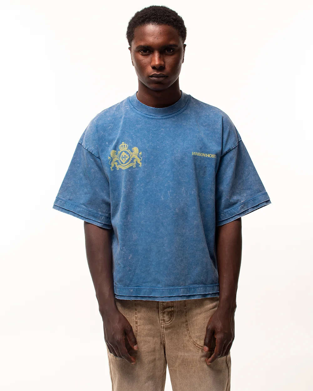 ESSENTIAL MH CREST TEE BLUE
