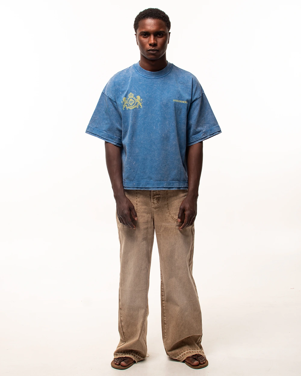 ESSENTIAL MH CREST TEE BLUE
