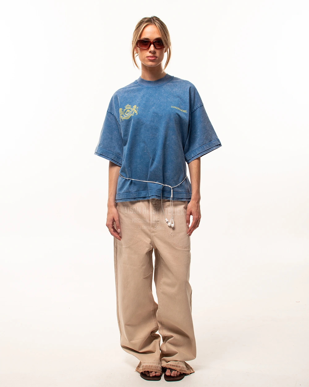 ESSENTIAL MH CREST TEE BLUE