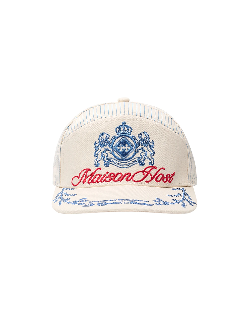 CREST STRIPED CAP
