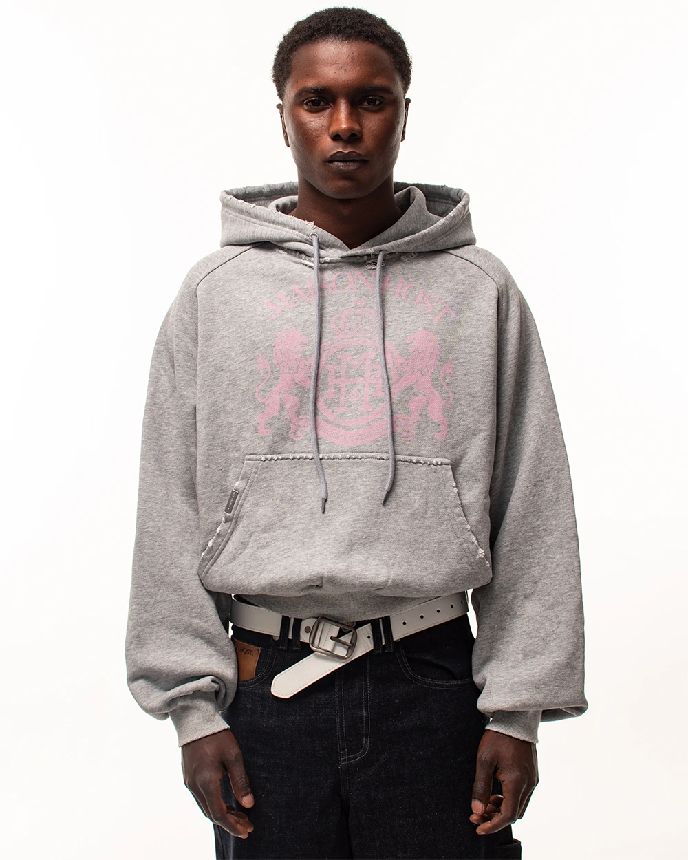 CREST GREY HOODIE