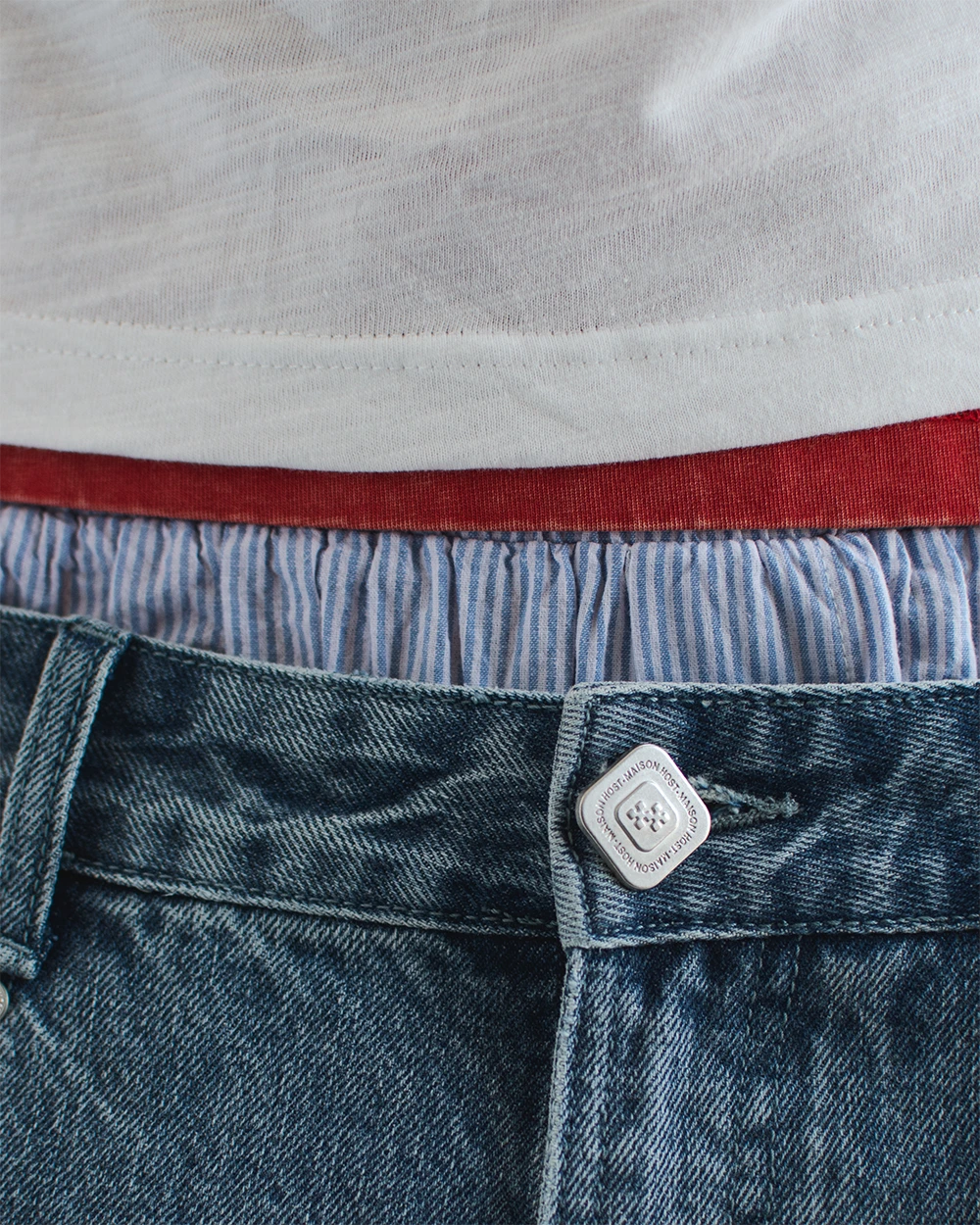 MH WASHED DENIM SHORTS
