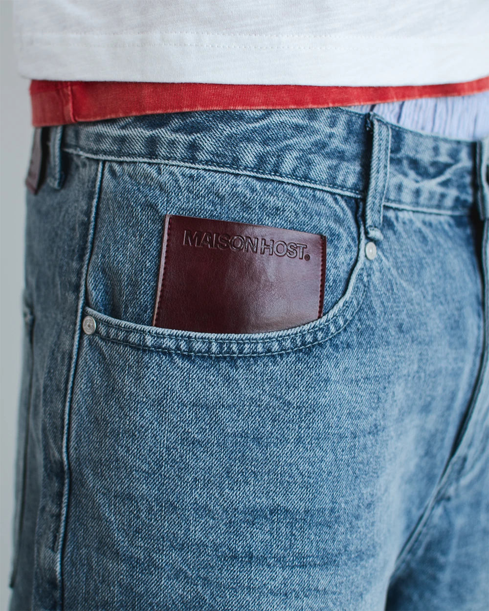 MH WASHED DENIM SHORTS