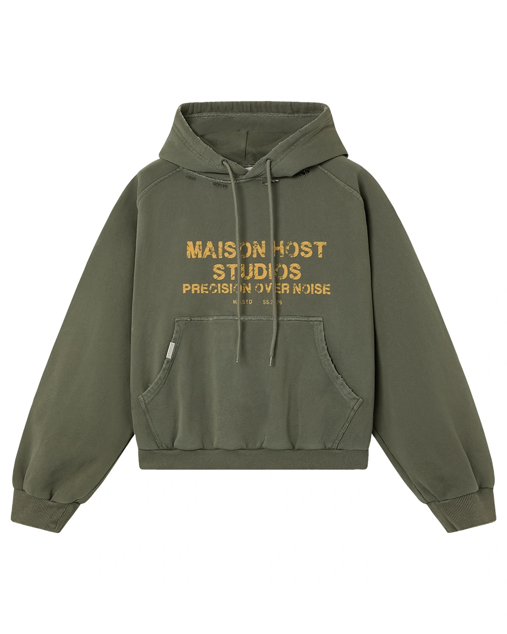 STATEMENT GREEN HOODIE