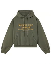 STATEMENT GREEN HOODIE