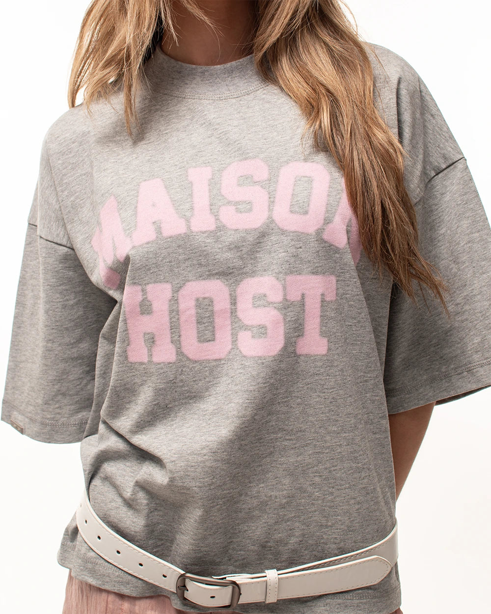 SPRAY VARSITY GREY TEE