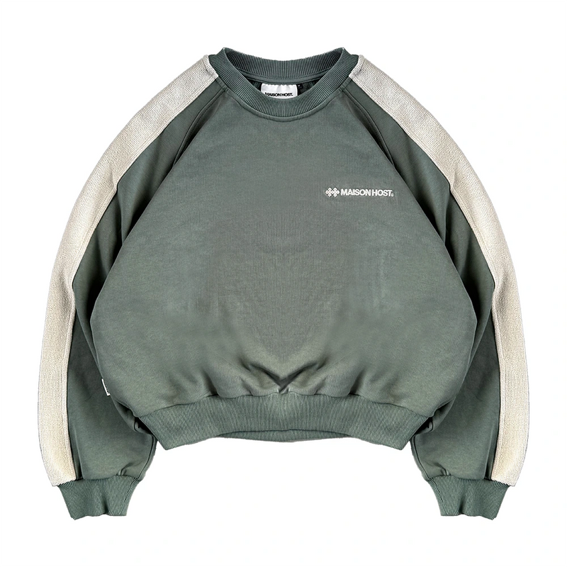 REVERSE BAND CREWNECK GREEN