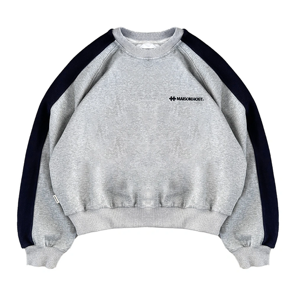 REVERSE BAND CREWNECK GREY