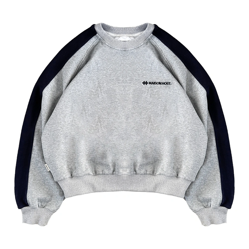 REVERSE BAND CREWNECK GREY