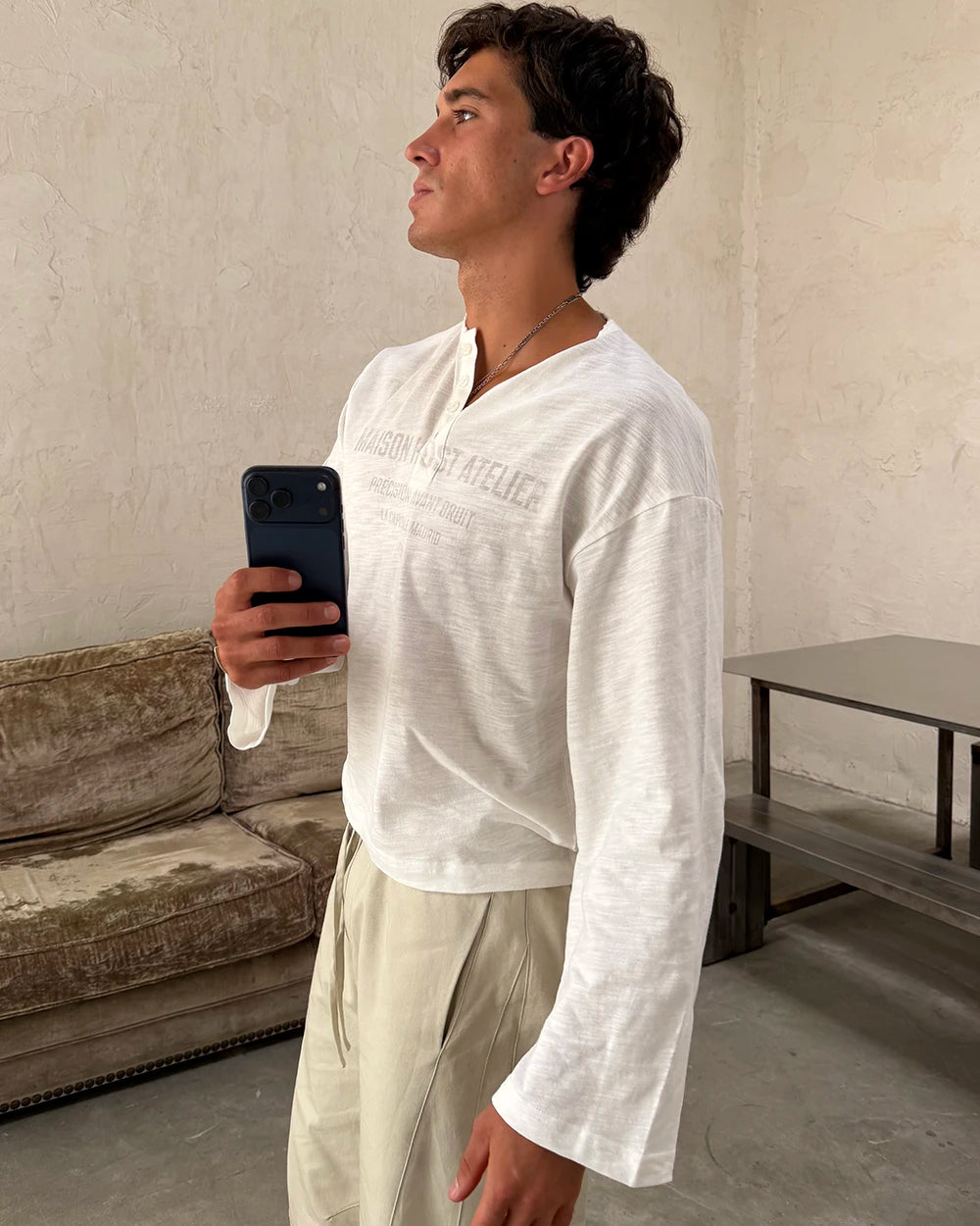 ATELIER HENLEY TEE