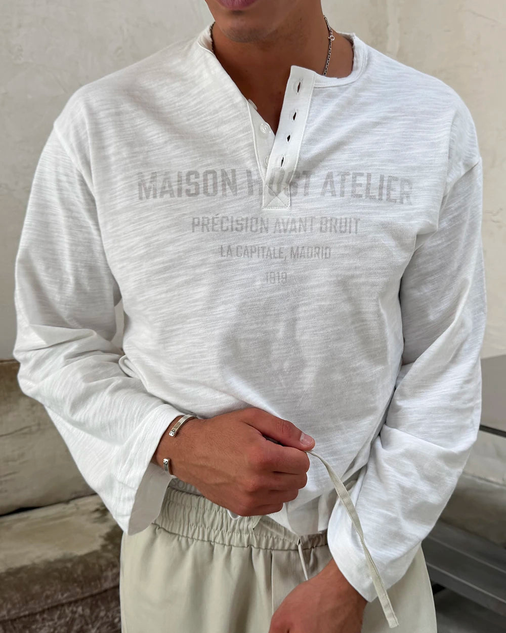 ATELIER HENLEY TEE