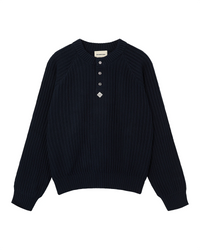 ESSENTIAL HENLEY KNIT