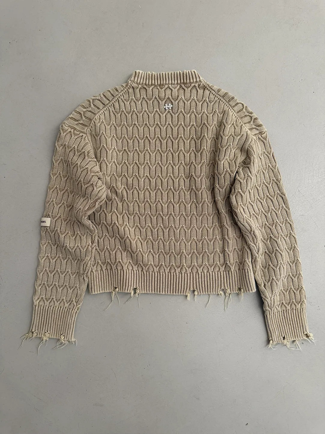 HERRINGBONE BEIGE KNIT