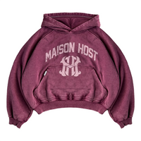 HOMERUN BURGUNDY HOODIE
