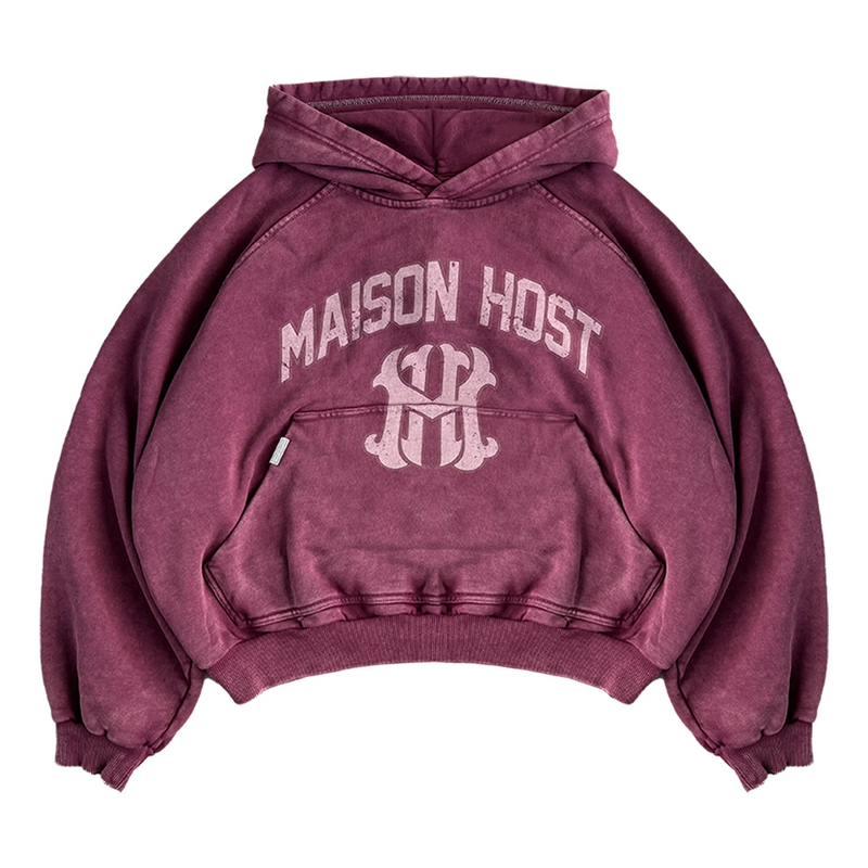 HOMERUN BURGUNDY HOODIE