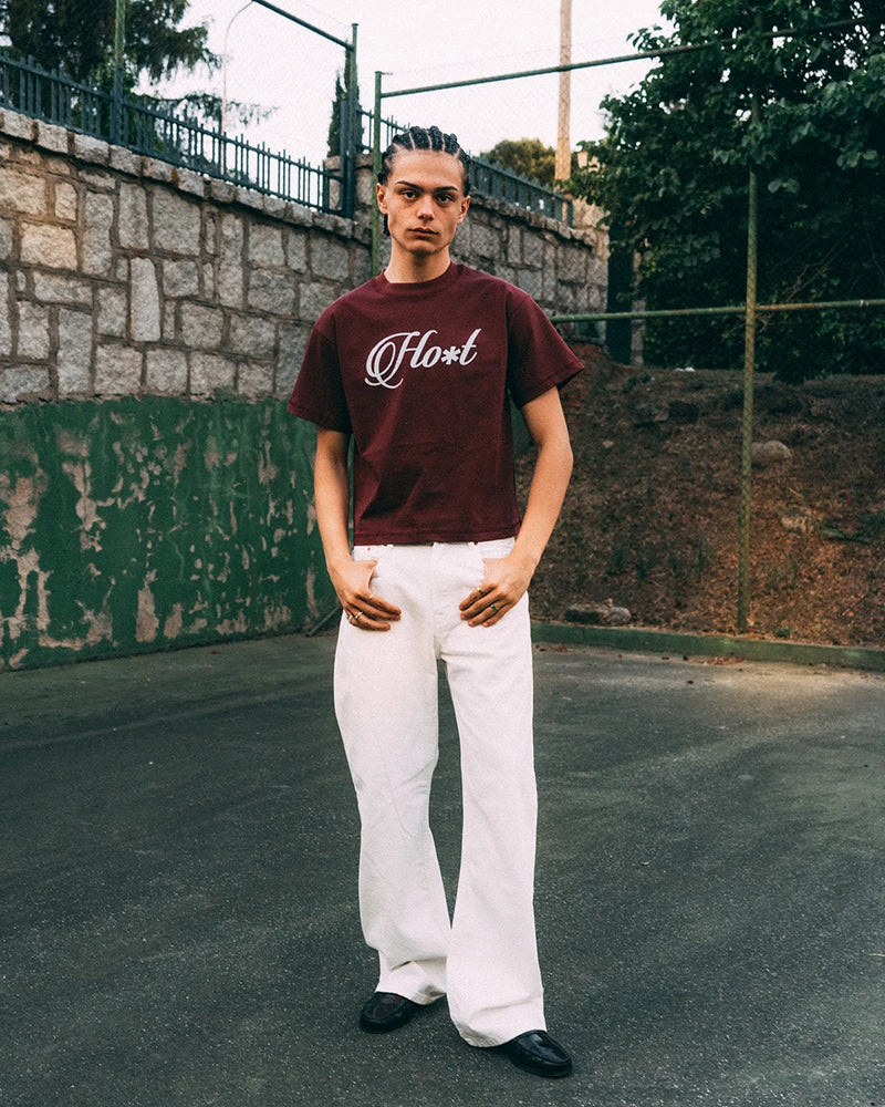 HO*T BURGUNDY SLIM TEE