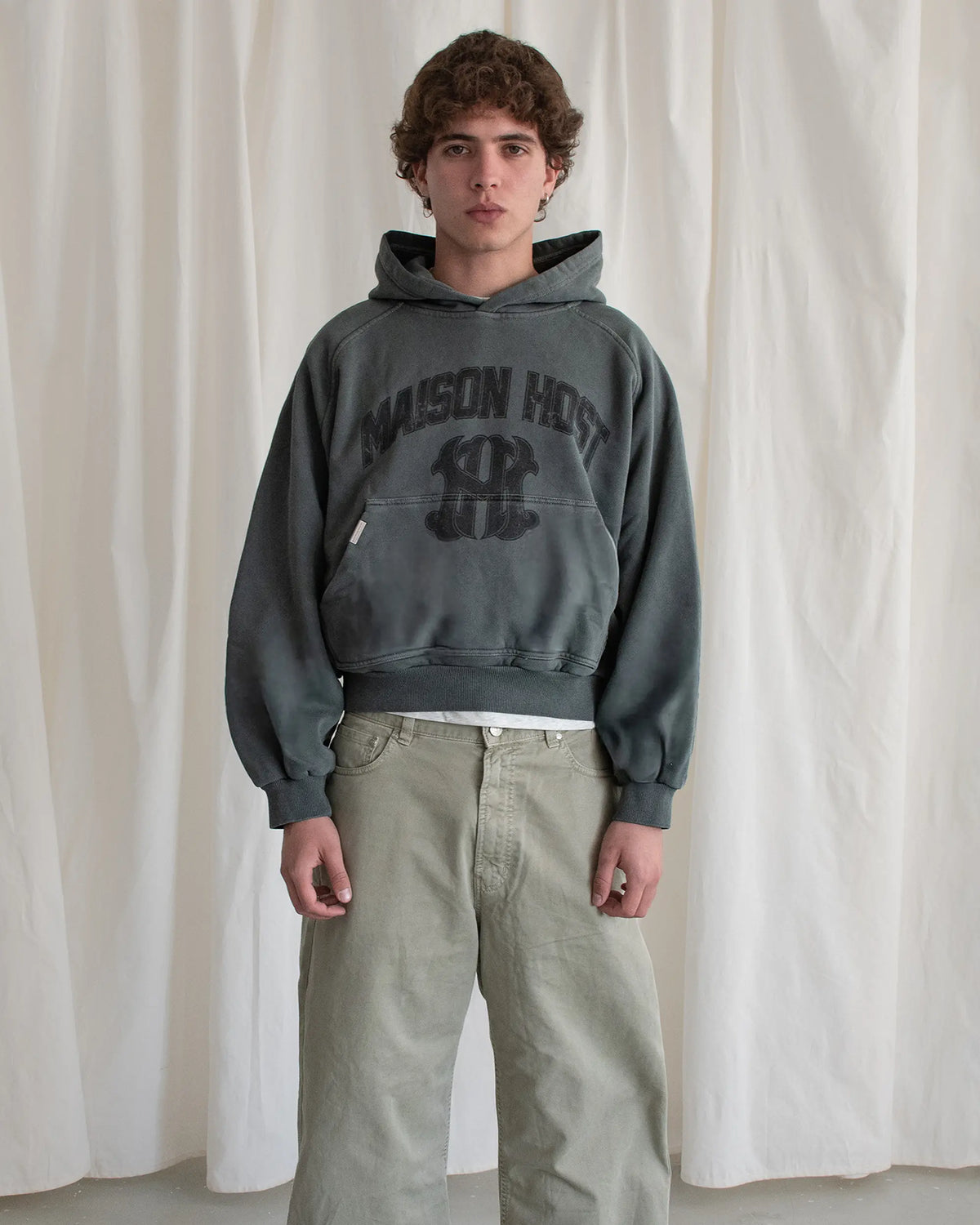 HOMERUN DARK GREY HOODIE