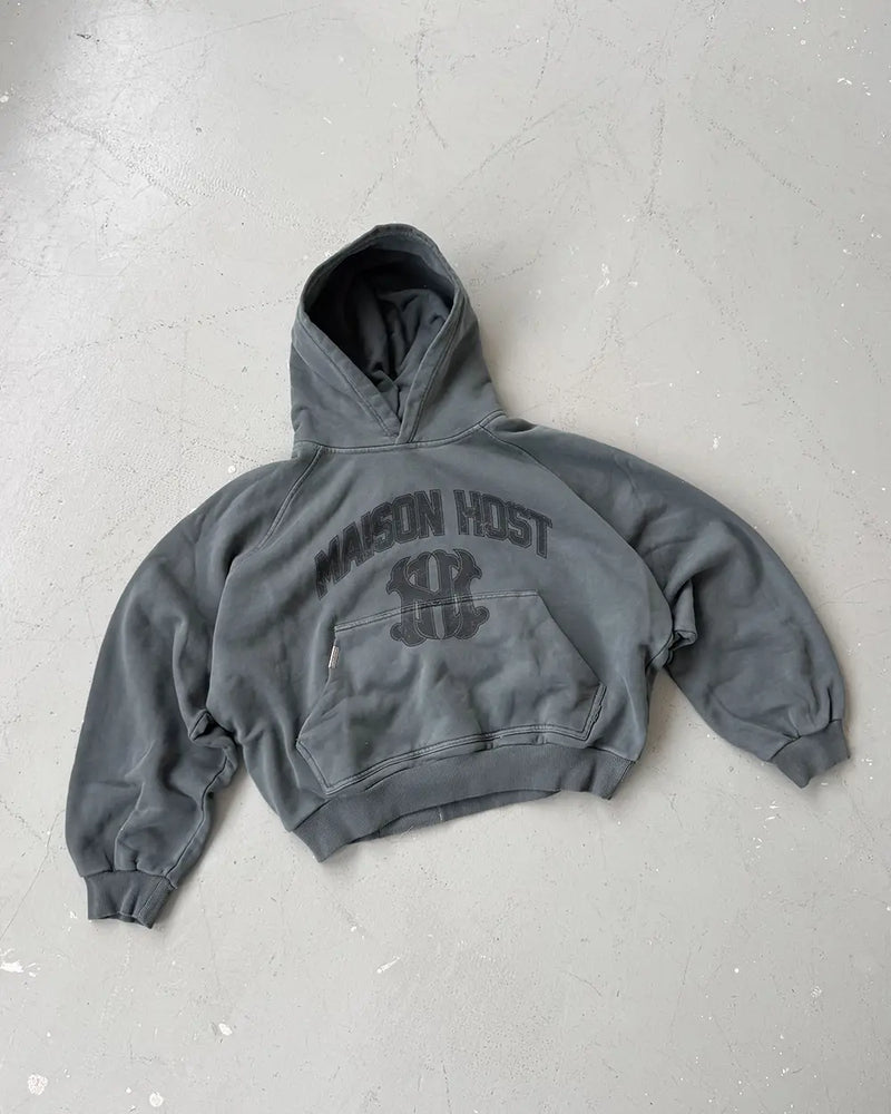 HOMERUN DARK GREY HOODIE