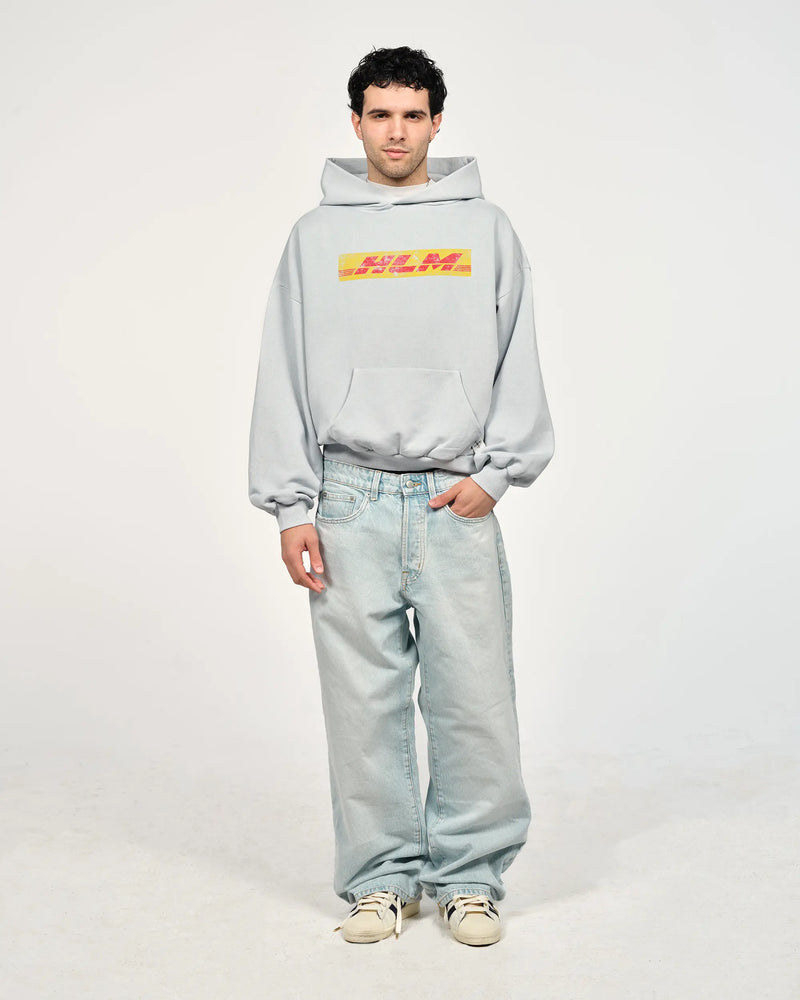 DELIVERY VINTAGE GREY HOODIE