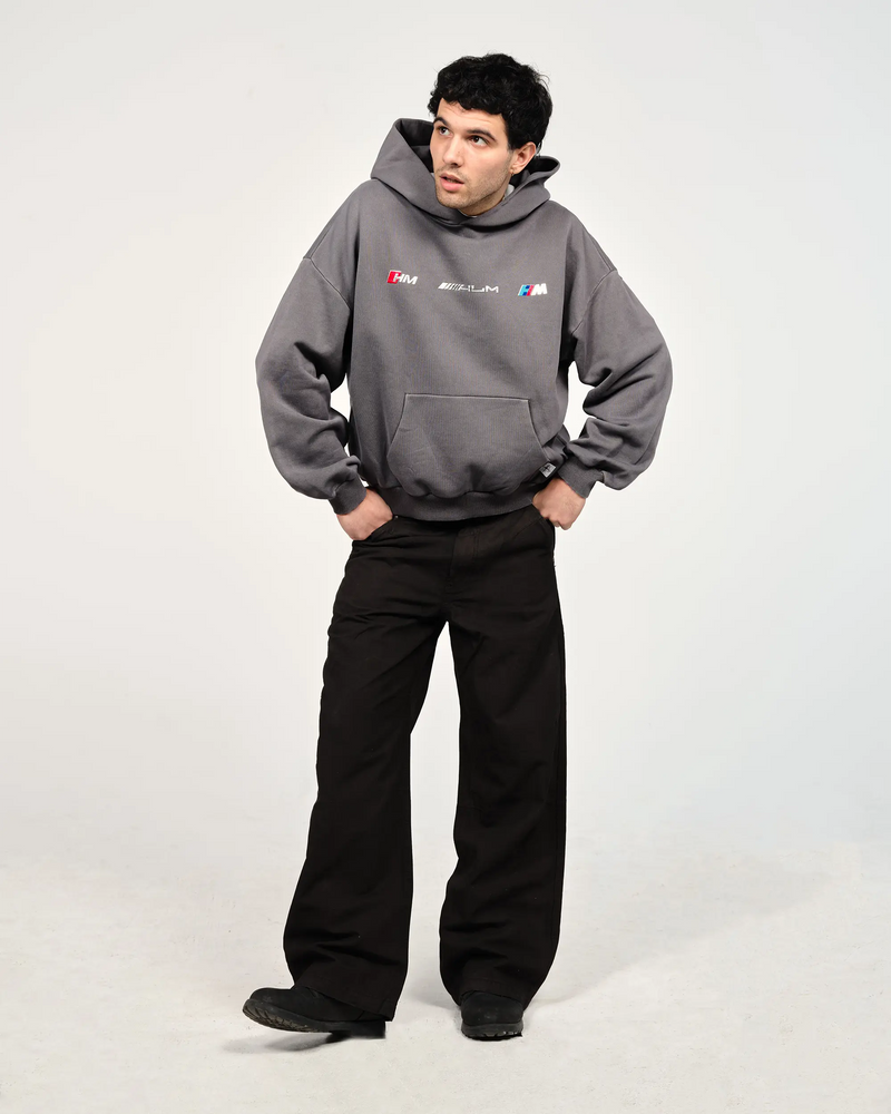 SPORTLINE DARK GREY HOODIE
