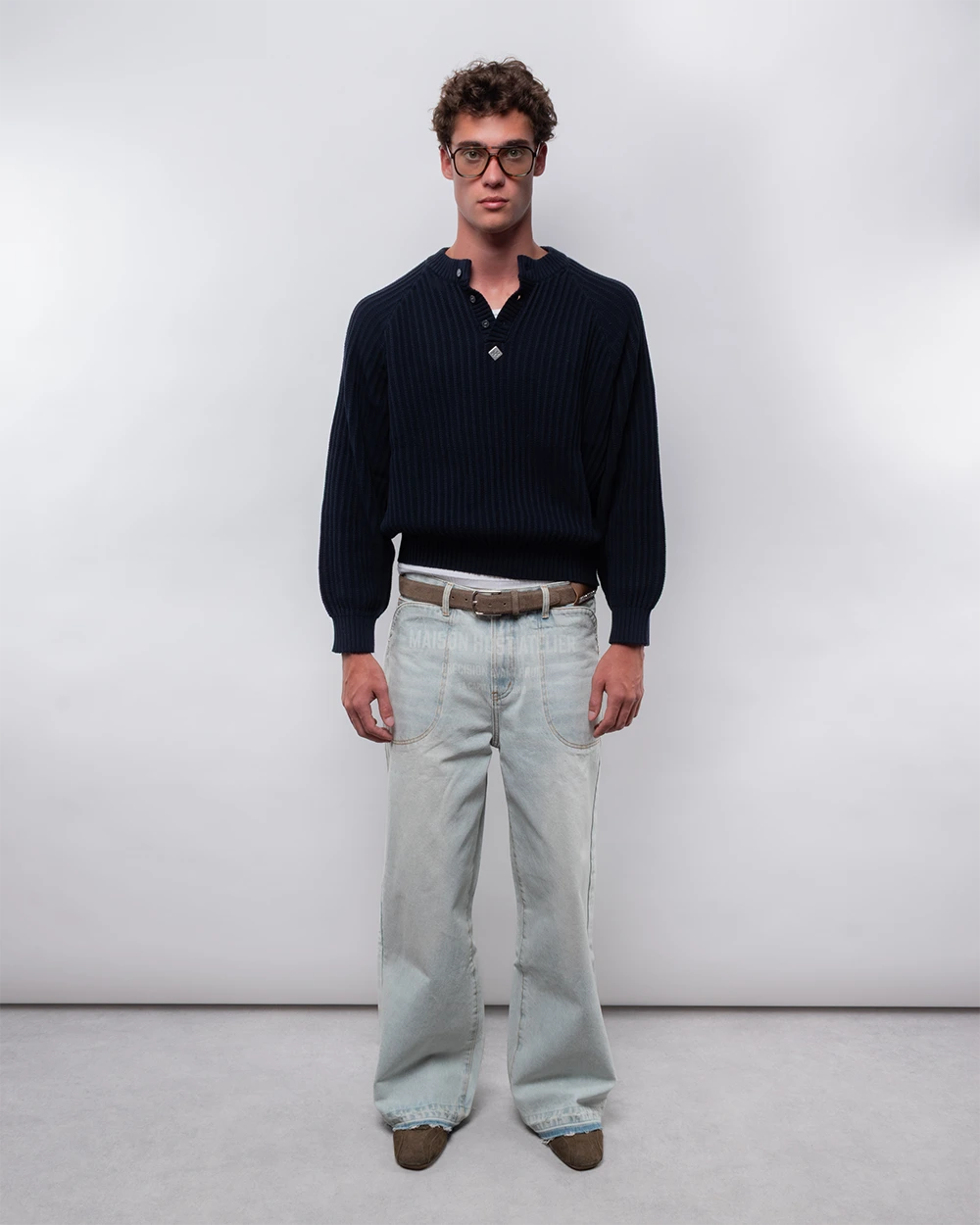 ESSENTIAL HENLEY KNIT