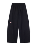 LINEN PATCH BLACK PANTS