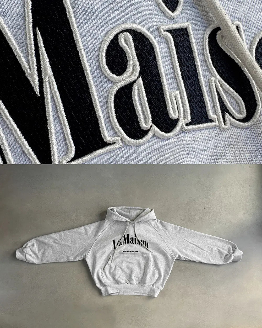 LAMAISON GREY HOODIE 2.0