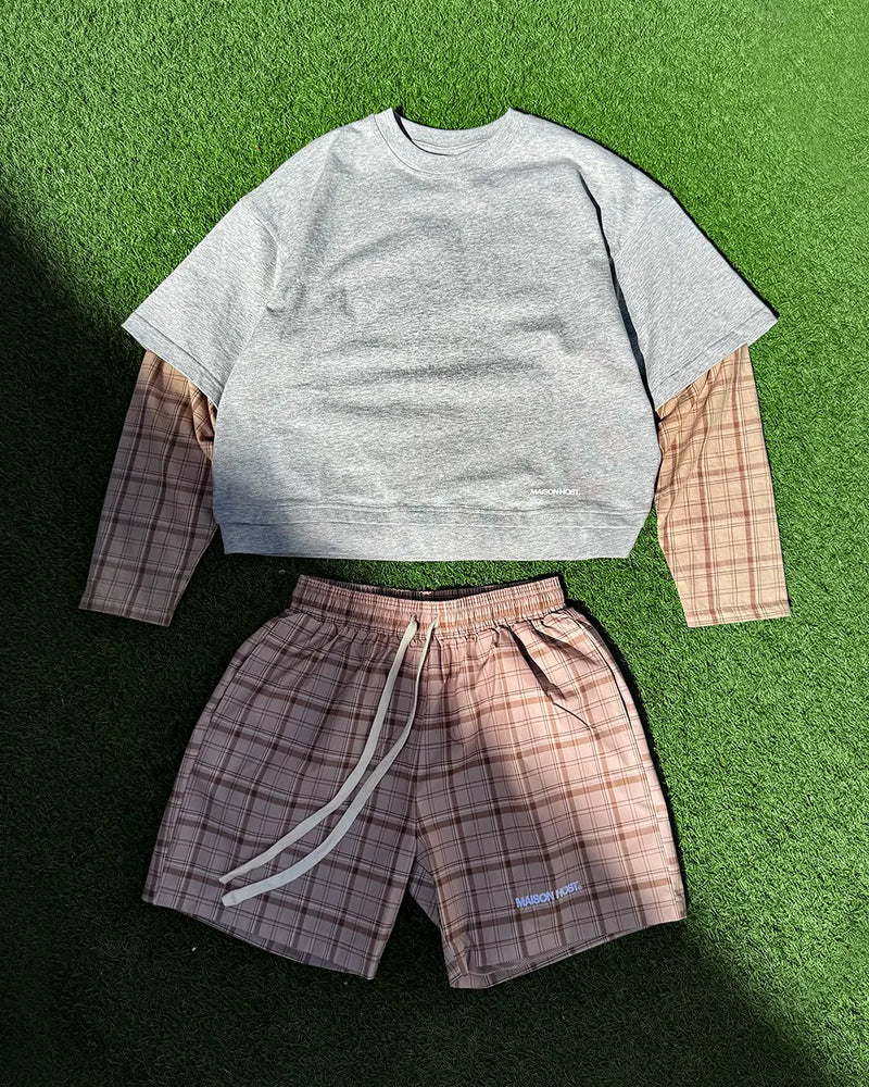 CHECK ESSENTIAL LONGSLEEVE TEE