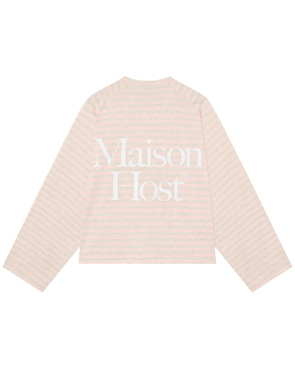 STRIPED RAG LONGSLEEVE PINK