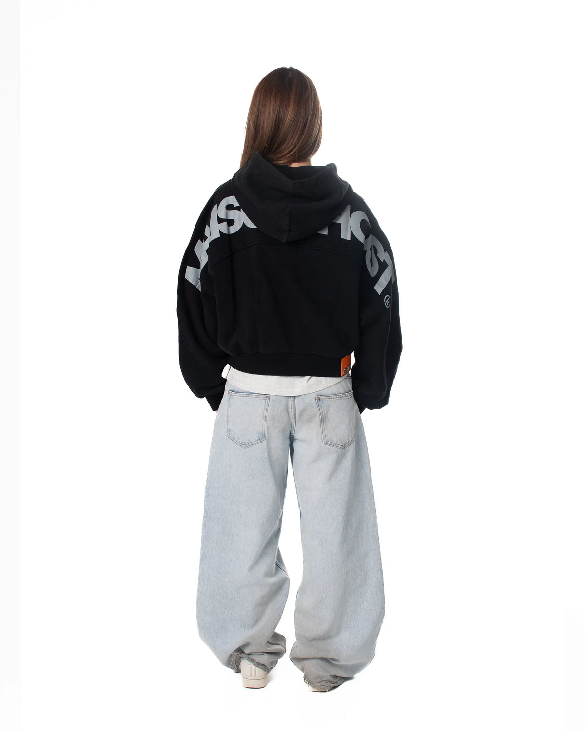 PANELS ZIPPED HOODIE