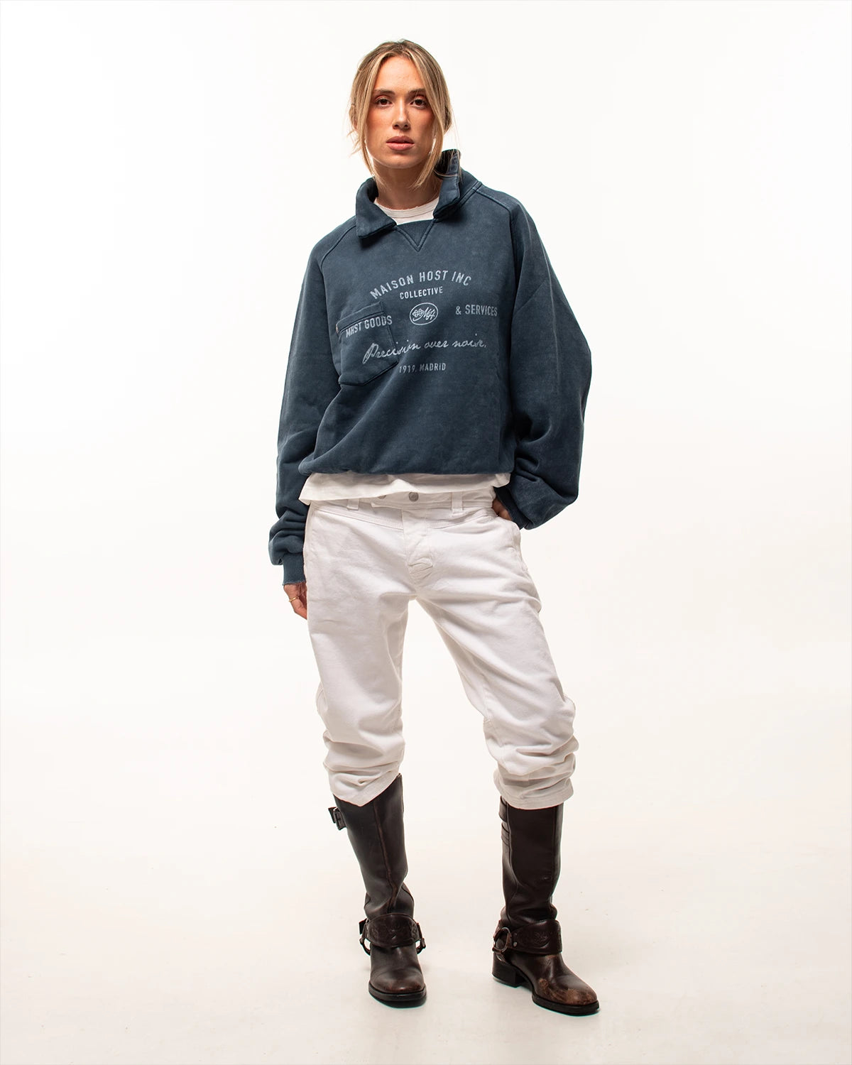 MH SERVICE POLO CREWNECK