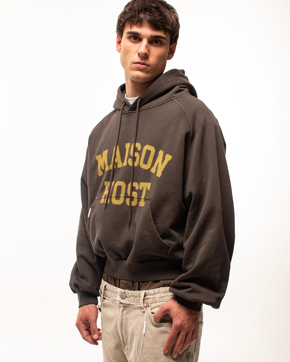 SPRAY VARSITY HOODIE