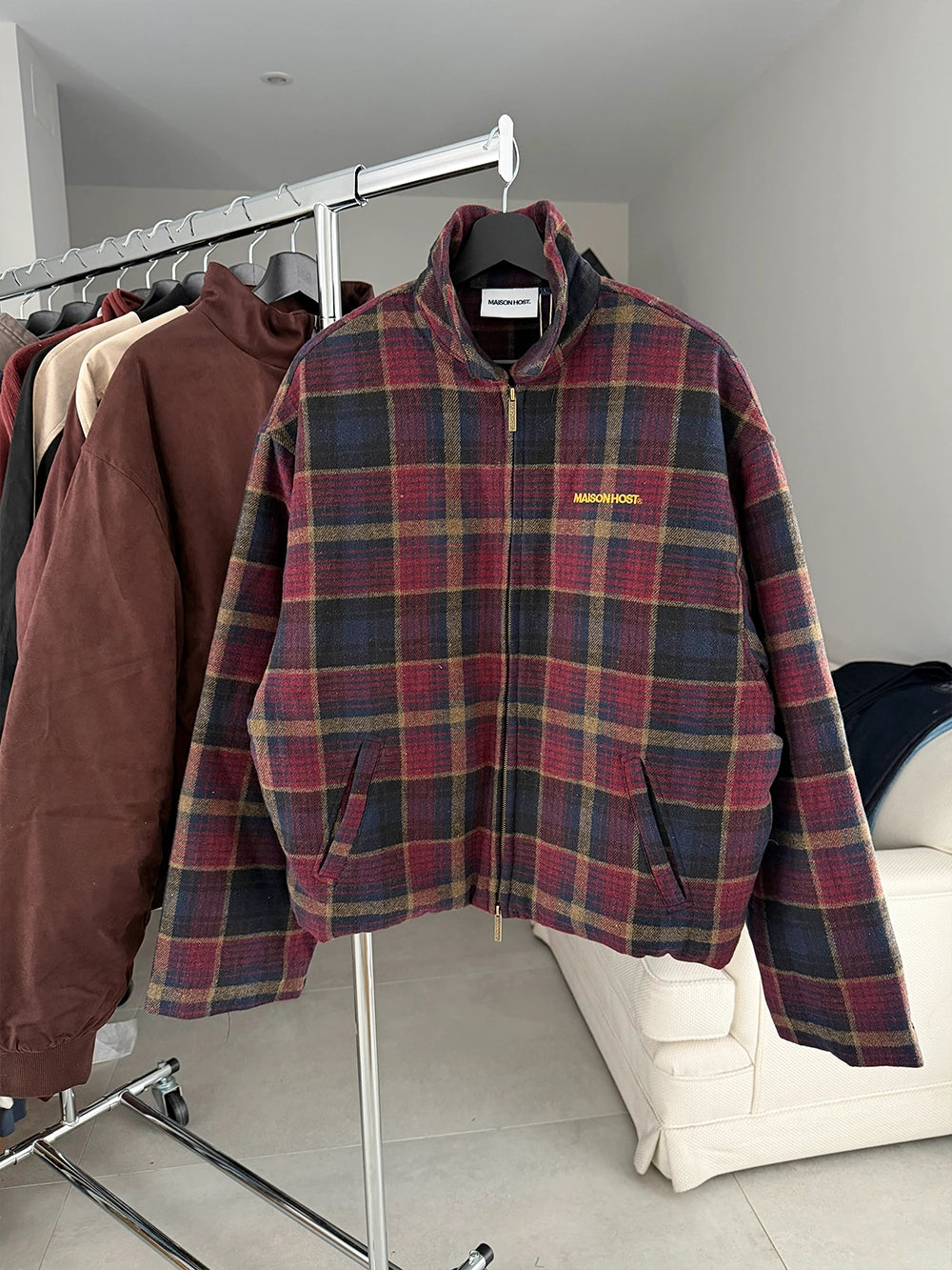 CHAQUETA DE TARTÁN