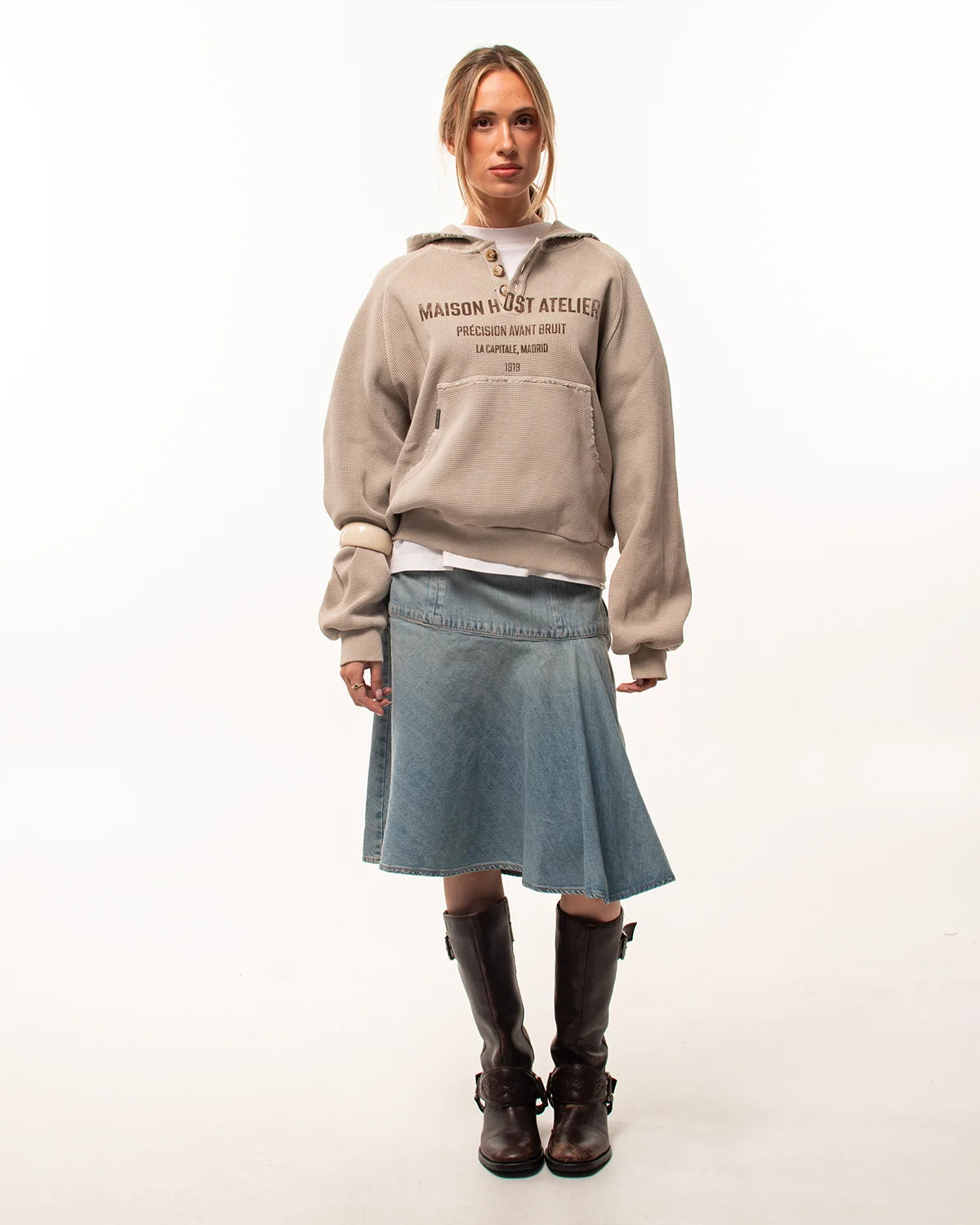 ATELIER HOODIE SAND