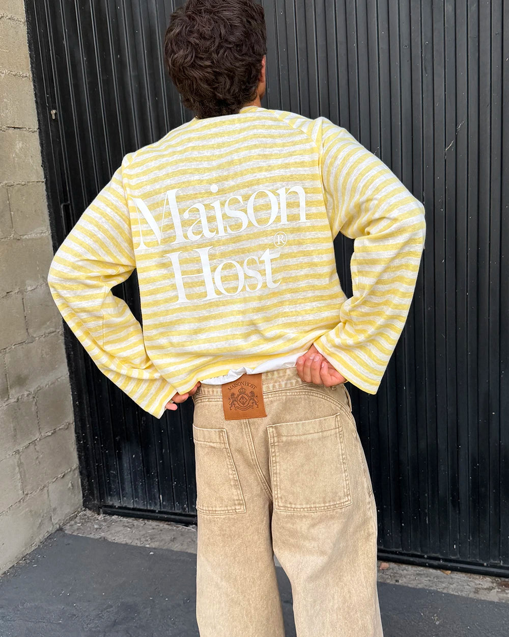 STRIPED RAG LONGSLEEVE YELLOW