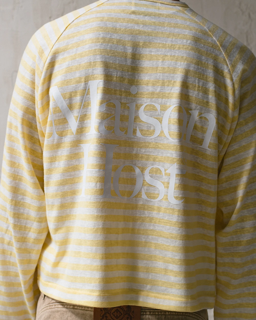 STRIPED RAG LONGSLEEVE YELLOW