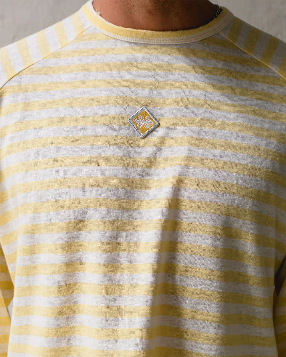 STRIPED RAG LONGSLEEVE YELLOW