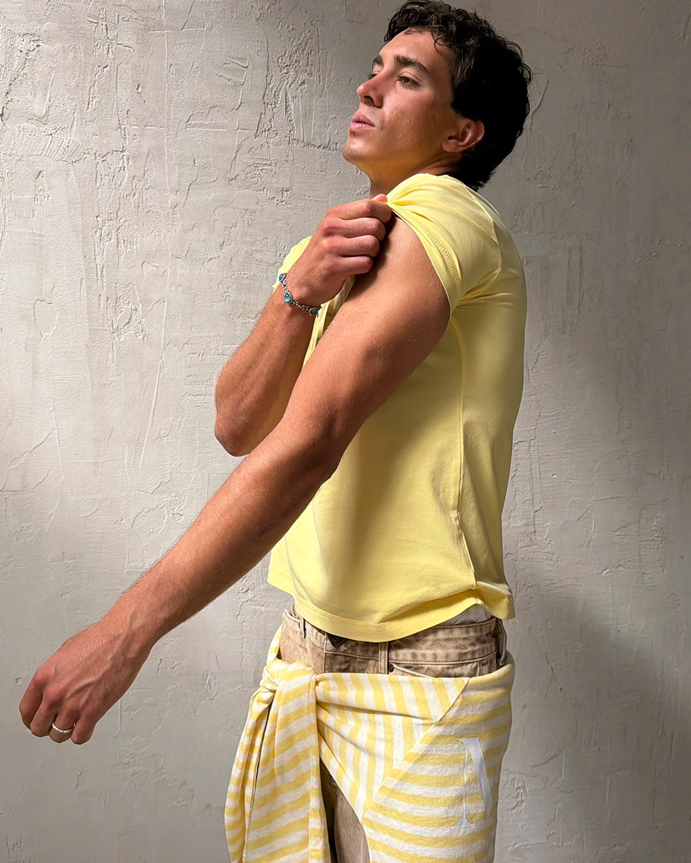 ATELIER SLIM TEE YELLOW