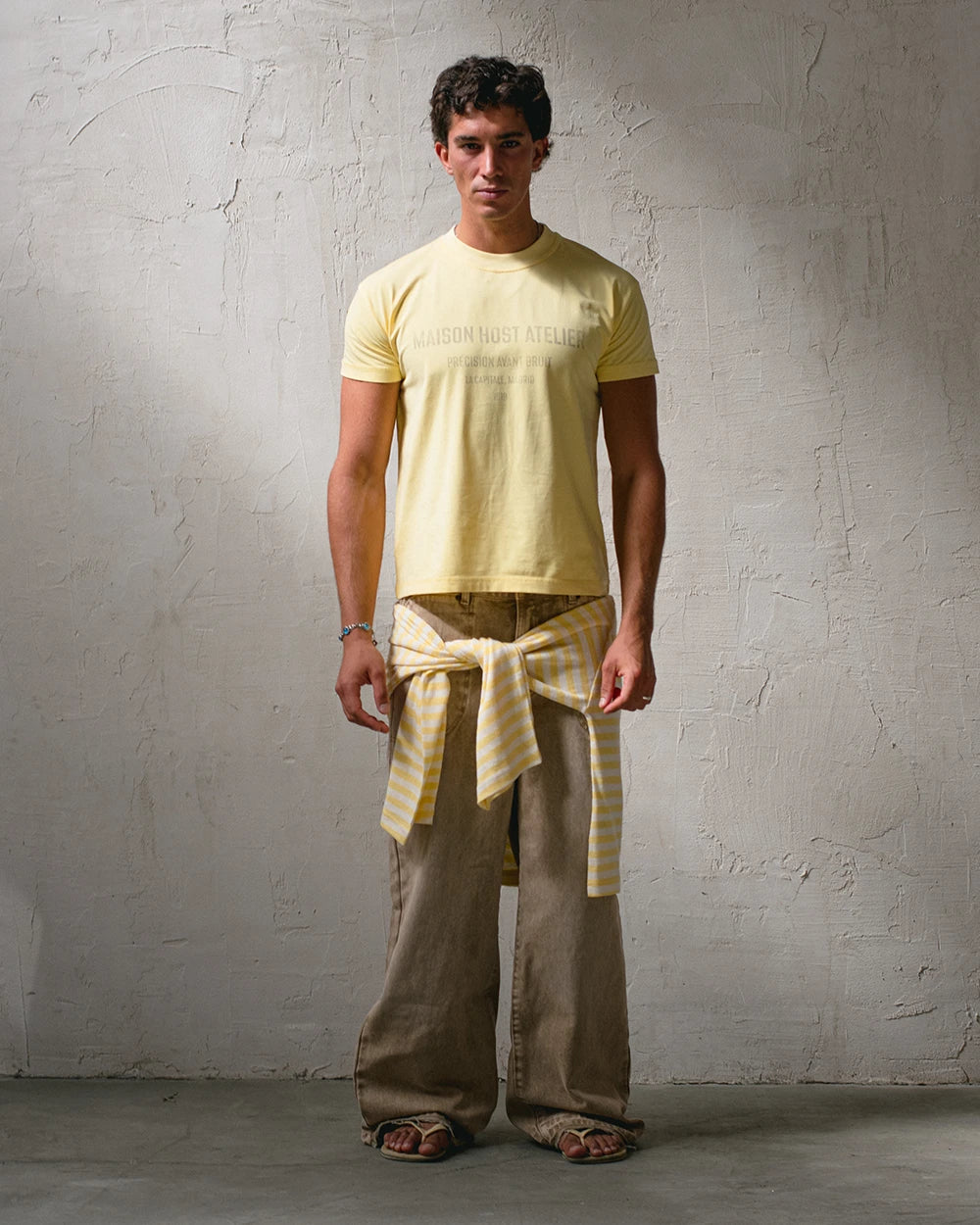 ATELIER SLIM TEE YELLOW