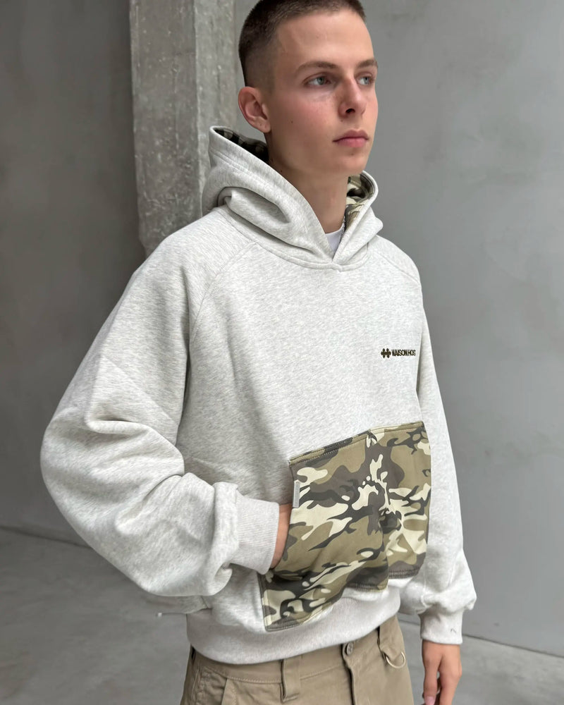 CAMO POCKET HOODIE