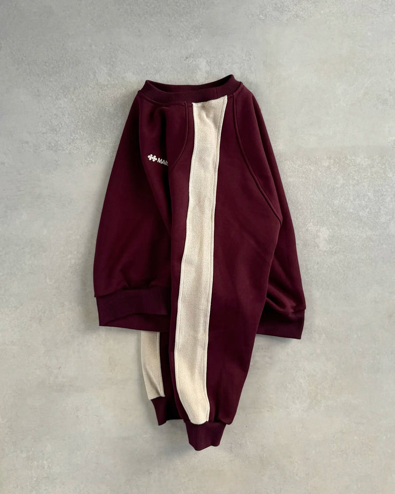 REVERSE BAND CREWNECK BURGUNDY