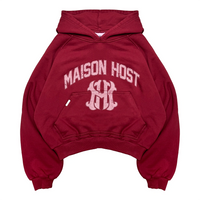 HOMERUN DYED RED HOODIE